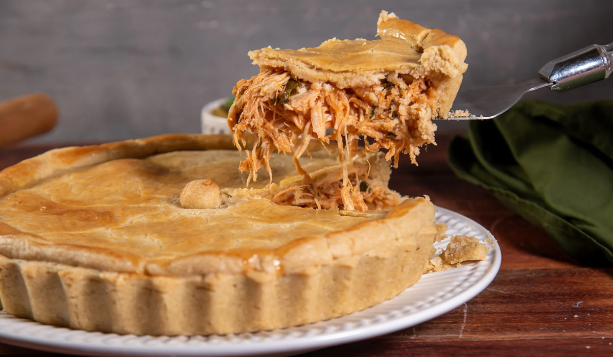 Receita de Torta de Frango Cremosa para o Fim de Semana